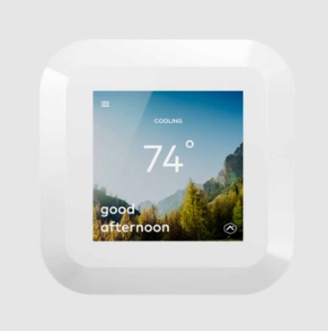 Alarm.com | Smart Thermostat HD - Color Touchscreen Display (White Display) | ADC-T40K-HD-W