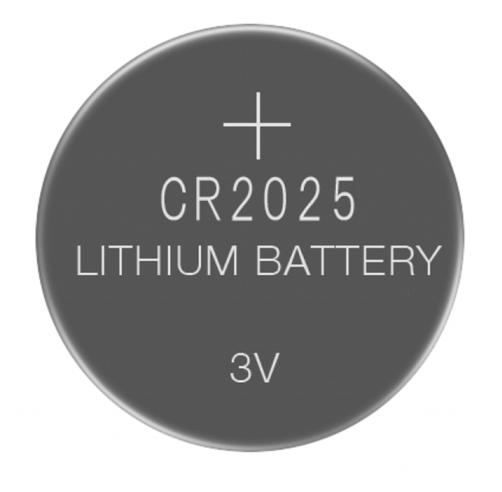 CR2025 3V 160mAh Lithium Button Cell Battery